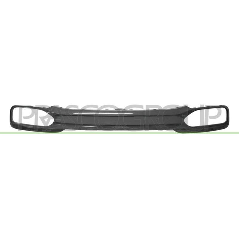 Spoiler gris foncé brillant de pare-chocs arrière