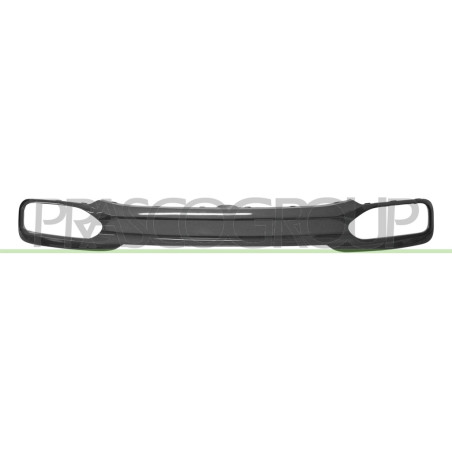 Spoiler gris foncé brillant de pare-chocs arrière