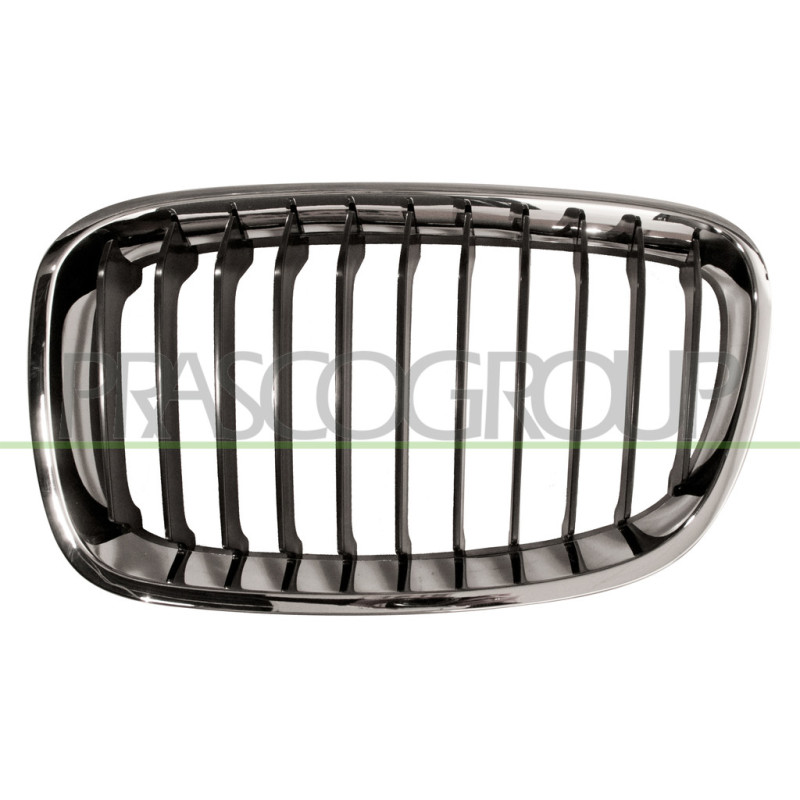 Grille de calandre noir avec cadre chrome côté chauffeur