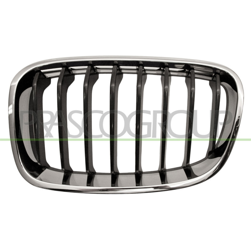 Grille de calandre chrome noir côté chauffeur