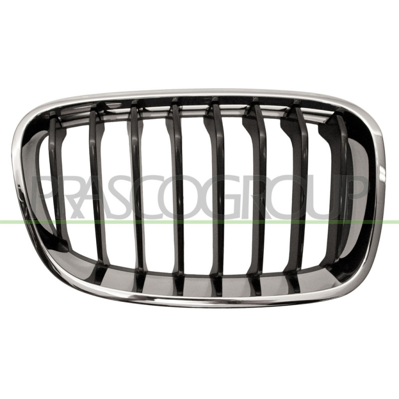 Grille de calandre chrome noir côté passager