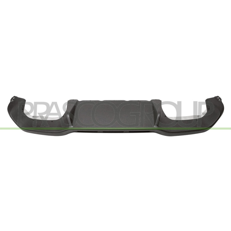 Spoiler noir de pare-chocs arrière