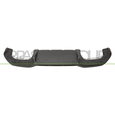 Spoiler noir de pare-chocs arrière