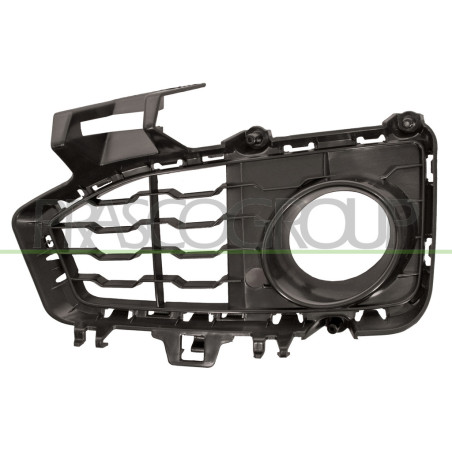 Grille noire de pare-chocs avant côté passager