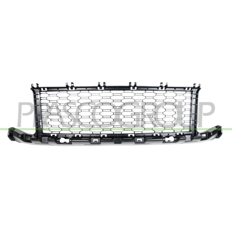 Grille centrale noire de pare-chocs avant