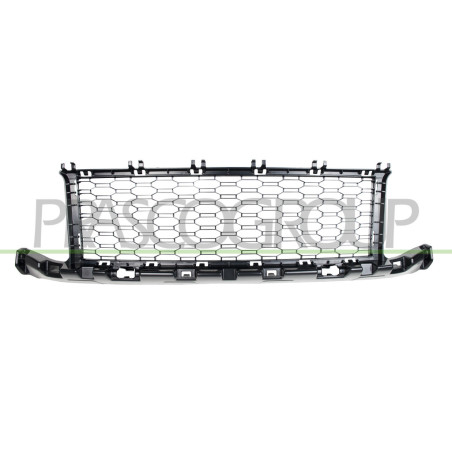 Grille centrale noire de pare-chocs avant