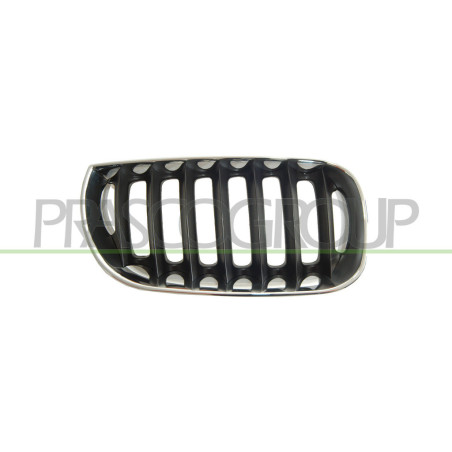 Grille de calandre chrome noir côté passager