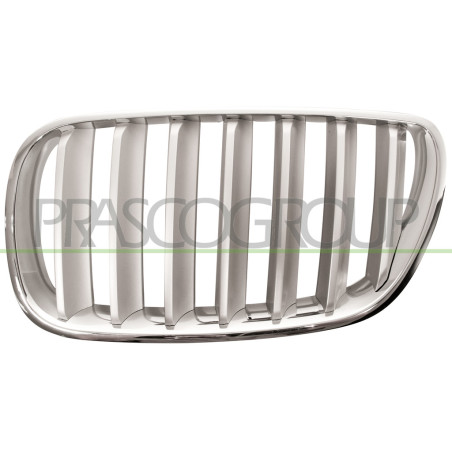 Grille de calandre chrome titane côté chauffeur