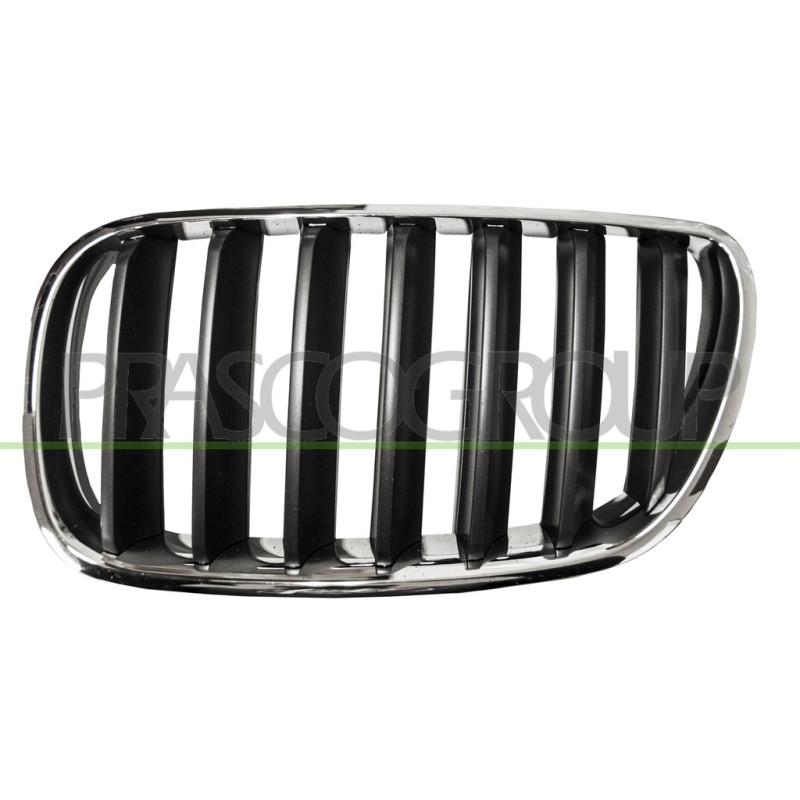 Grille de calandre chrome titane côté chauffeur