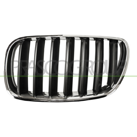 Grille de calandre chrome titane côté chauffeur