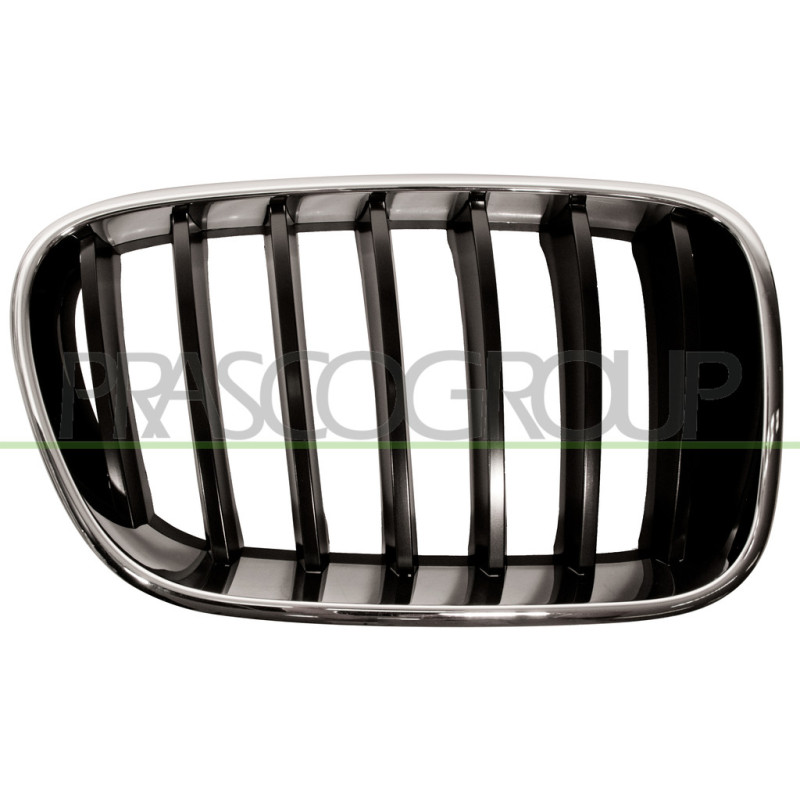 Grille de calandre chrome noir côté passager