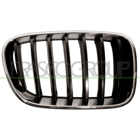 Grille de calandre chrome noir côté passager