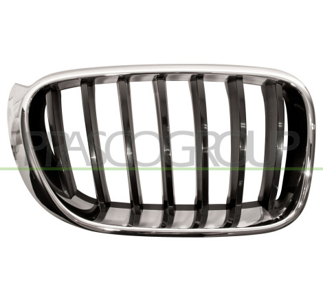 Grille de calandre chrome noir côté passager