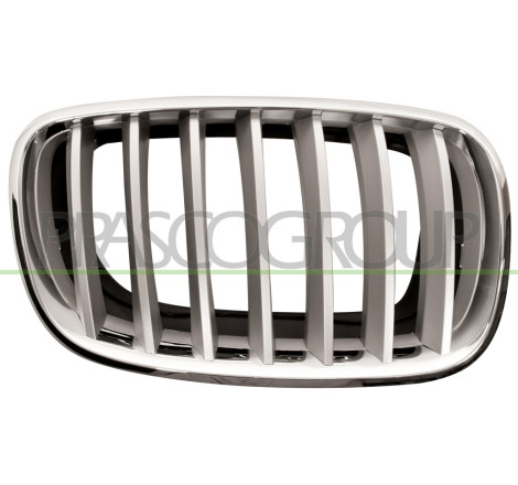 Grille de calandre chrome titane côté passager