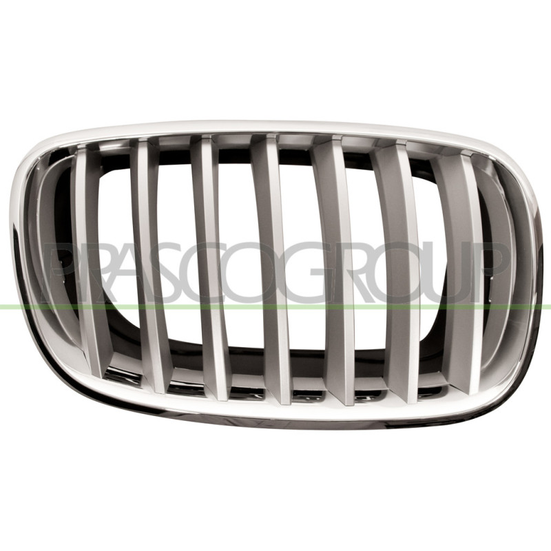 Grille de calandre chrome titane côté passager