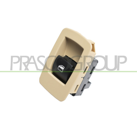 INTERRUPTEUR LEVE-VITRE BEIGE-PORTE ARRIERE DROITE/GAUCHE-3 BROCHES