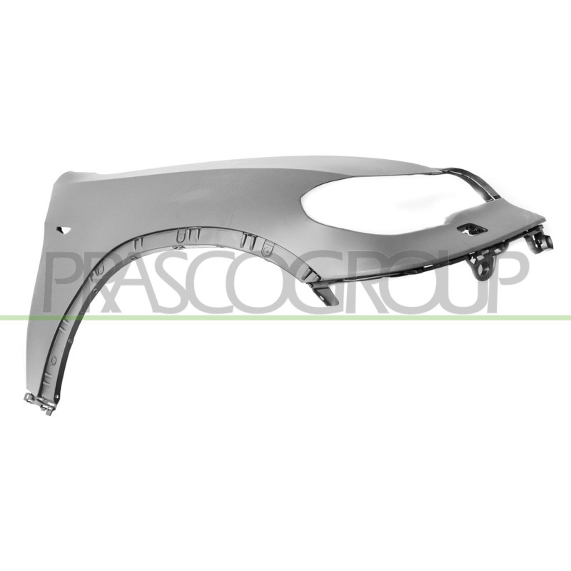 Aile avant côté passager en plastique avec apprêt