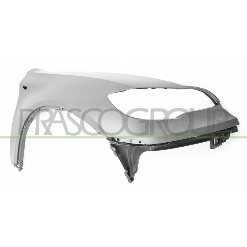 Aile avant côté passager en plastique avec apprêt
