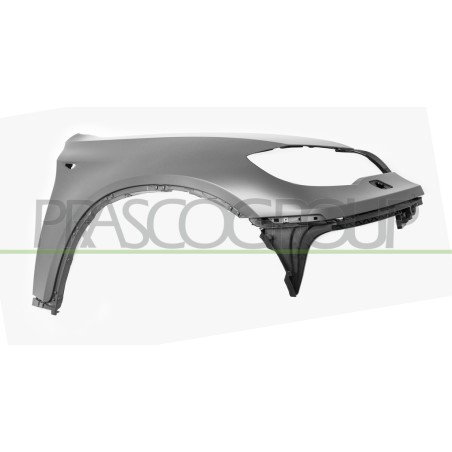 Aile avant côté passager en plastique sans apprêt