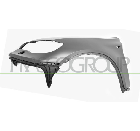 Aile avant côté chauffeur en plastique avec apprêt