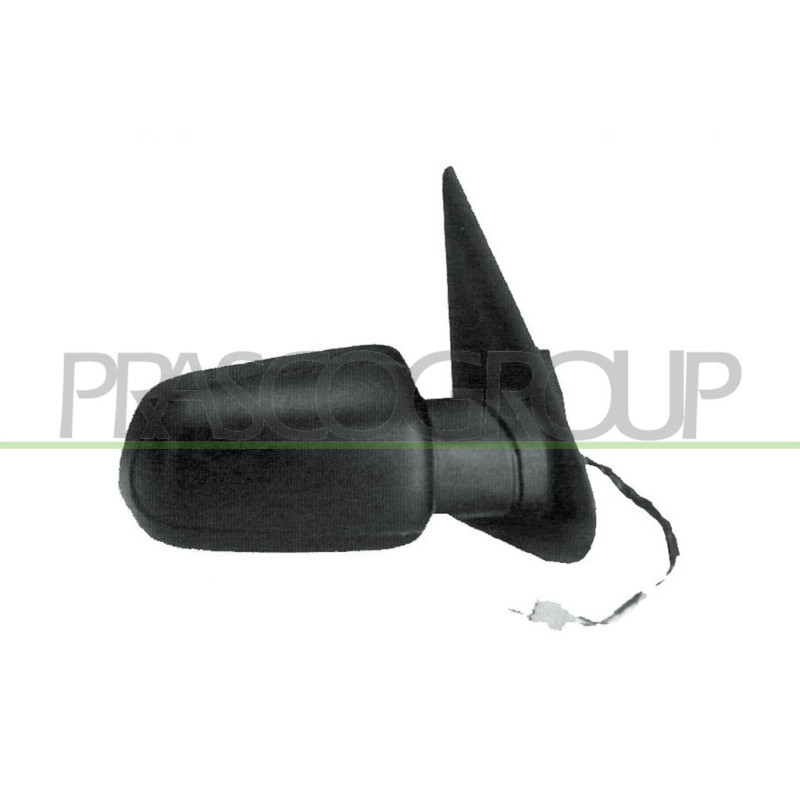 Rétroviseur électrique noir côté passager