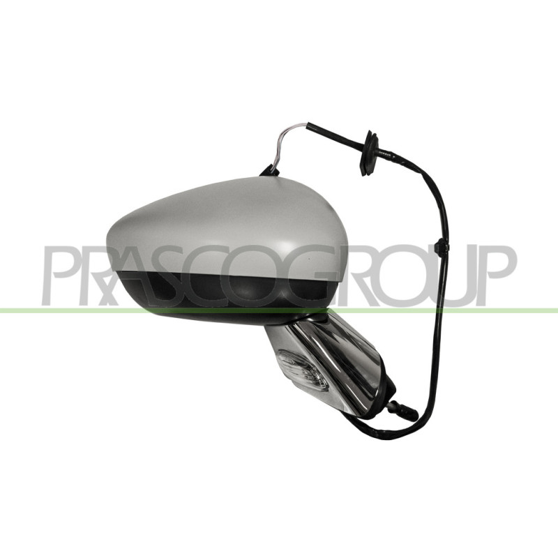 Rétroviseur électrique à peindre avec apprêt côté passager