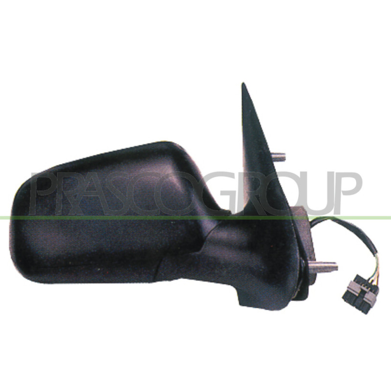 Rétroviseur électrique noir côté passager