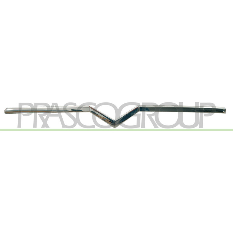 Moulure chrome de grille de calandre