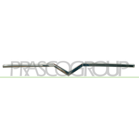 Moulure chrome de grille de calandre