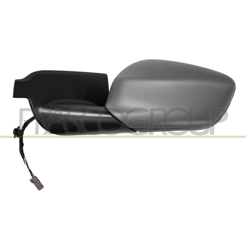 Rétroviseur électrique à peindre avec apprêt côté chauffeur