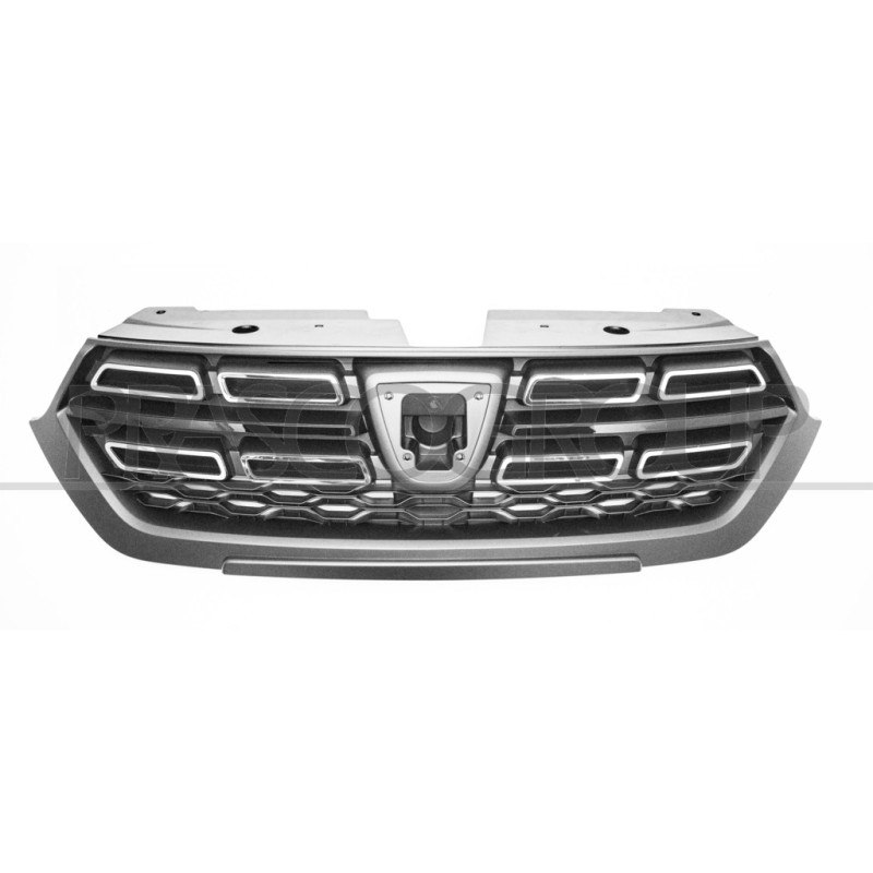 Grille de calandre noir avec chrome