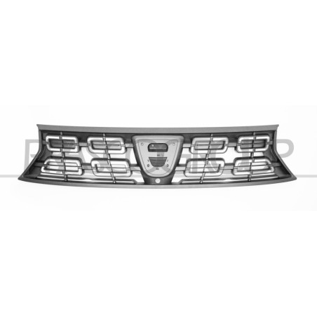 Grille de calandre noir avec chrome