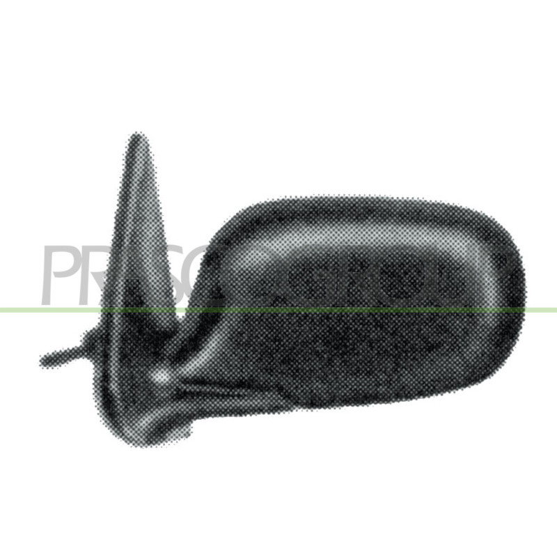 Rétroviseur manuel noir côté passager