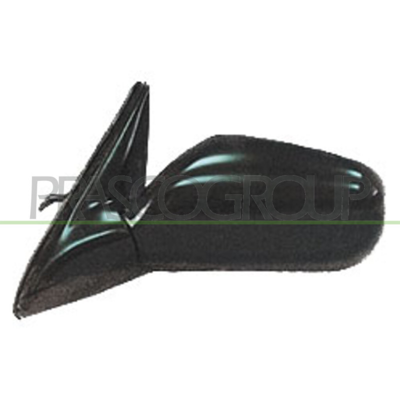 Rétroviseur électrique noir côté chauffeur