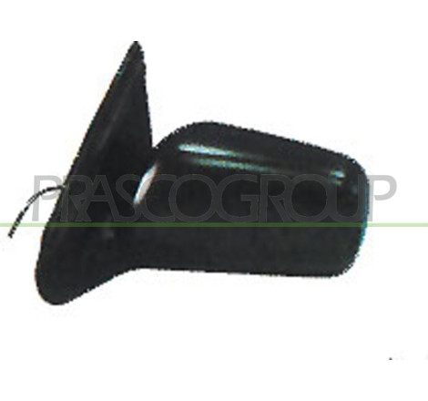 Rétroviseur électrique à peindre avec apprêt côté chauffeur