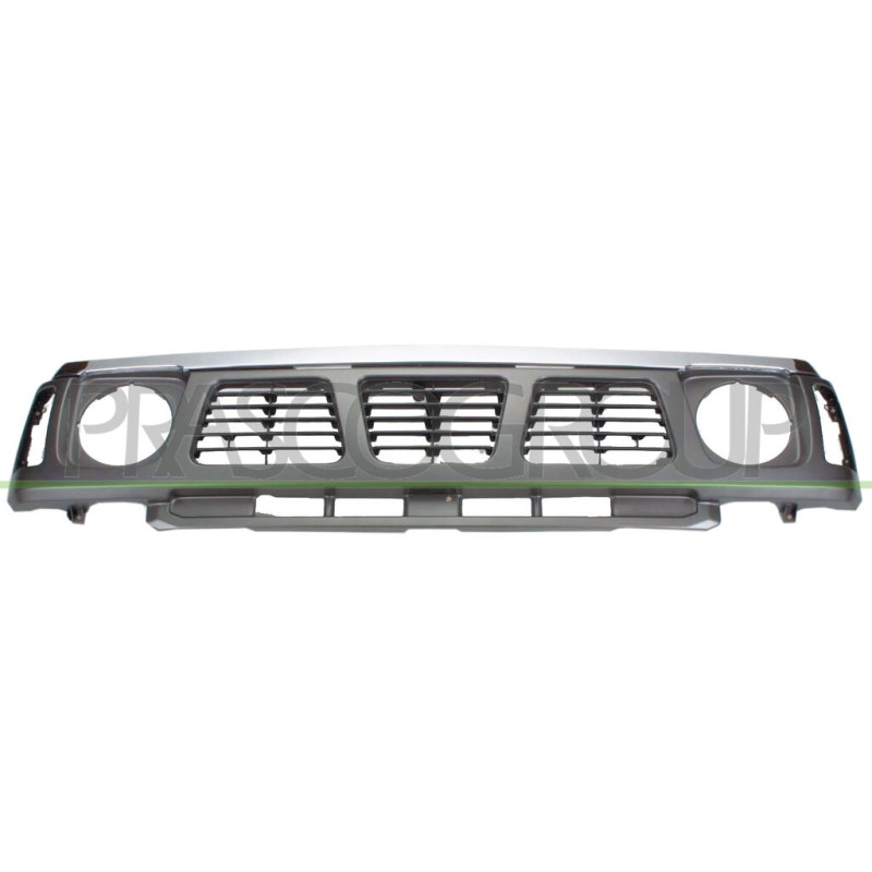 Grille de calandre argent et gris