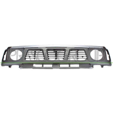 Grille de calandre argent et gris
