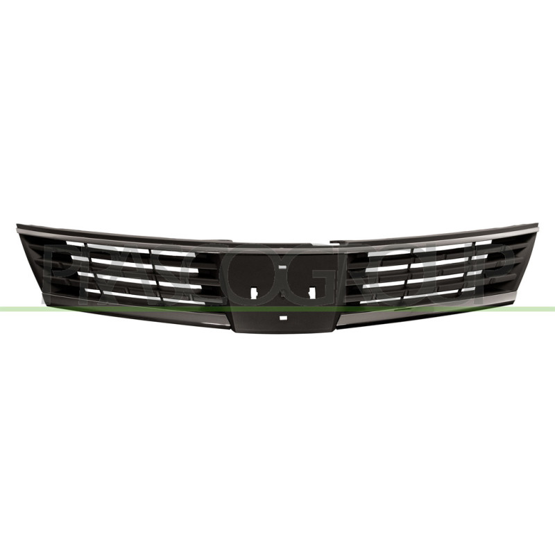 Grille de calandre noir avec moulure chrome