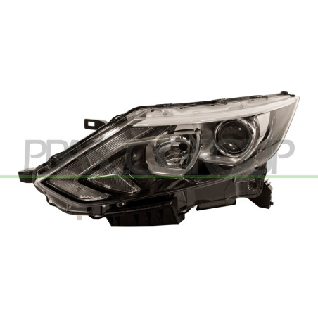 Phare Gauche H7+H11 Electrique Sans Moteur-Avec Feu De Jour-Led