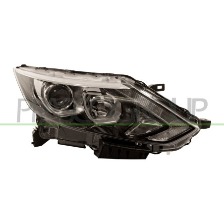 Phare Droit H7+H11 Electrique Sans Moteur-Avec Feu De Jour-Led