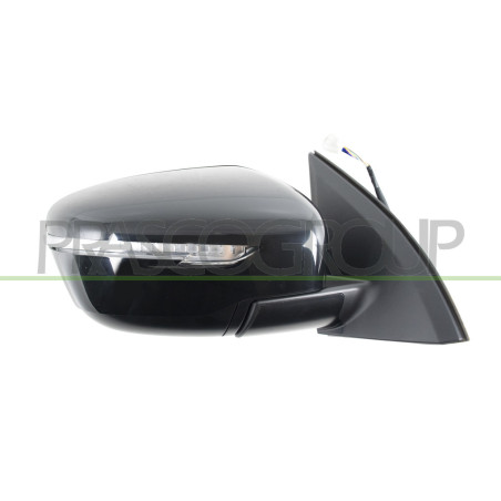 Rétroviseur électrique rabattable à peindre côté passager