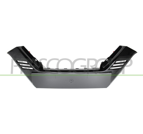 Bandeau central noir brillant de pare-chocs avant