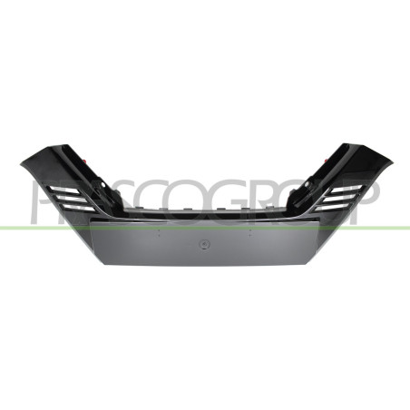 Bandeau central noir brillant de pare-chocs avant