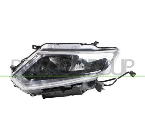 Phare Droit H9+H11 Electrique Sans Moteur-Led-Noir