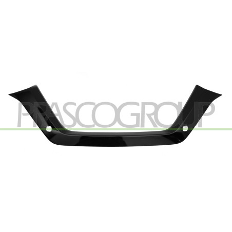 Bandeau central noir brillant de pare-chocs avant