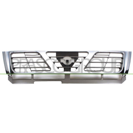 Grille de calandre chrome et gris foncé