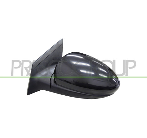 Retroviseur Gauche-Electrique-Noir-Convexe-Chrome'