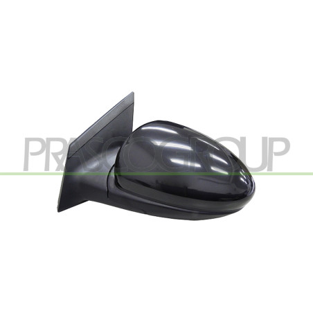 Retroviseur Gauche-Electrique-Noir-Convexe-Chrome'