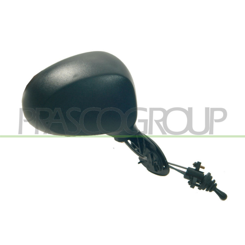 Rétroviseur manuel noir côté passager