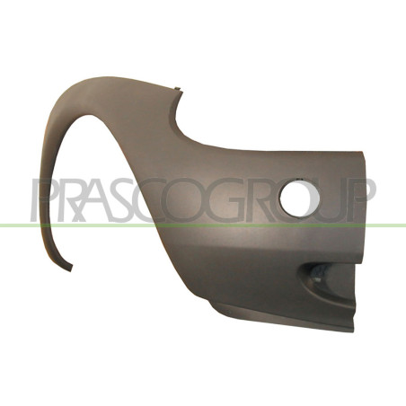 Crosse de pare-chocs noir avant côté passager